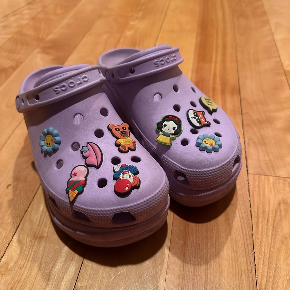 Purple Platform Crocs - Picture 2 of 8